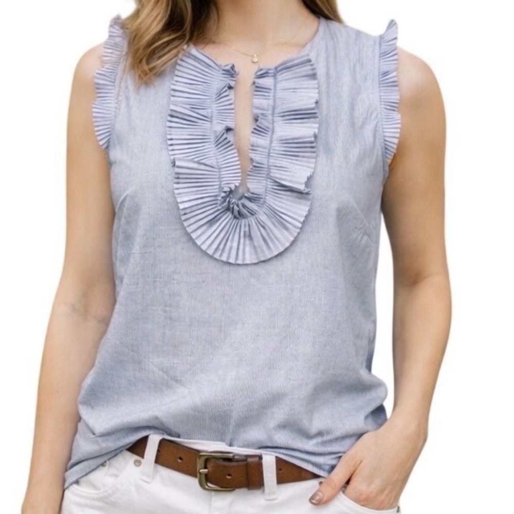 J. CREW Margot Ruffle Blouse - Picture 10 of 10